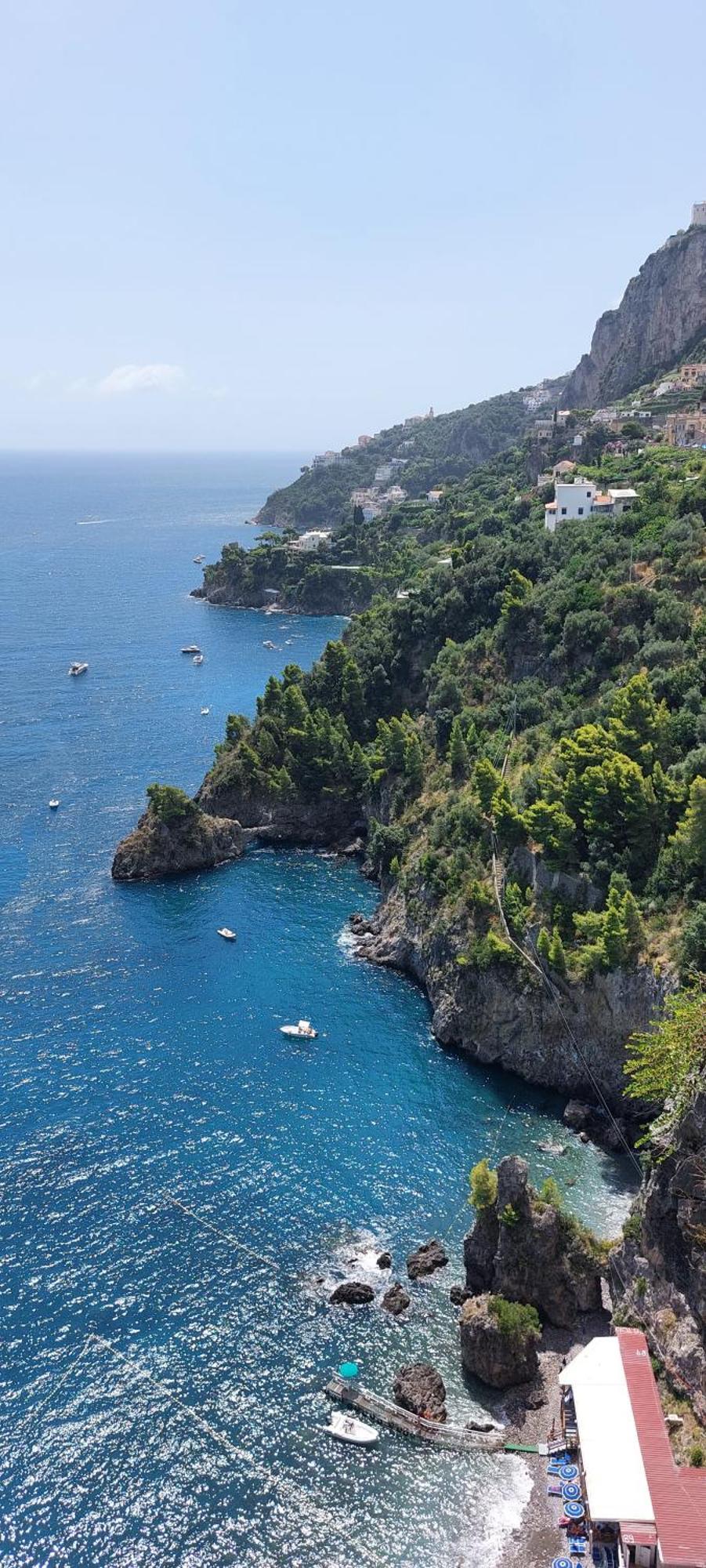 Villa Seaside Praiano Bagian luar foto